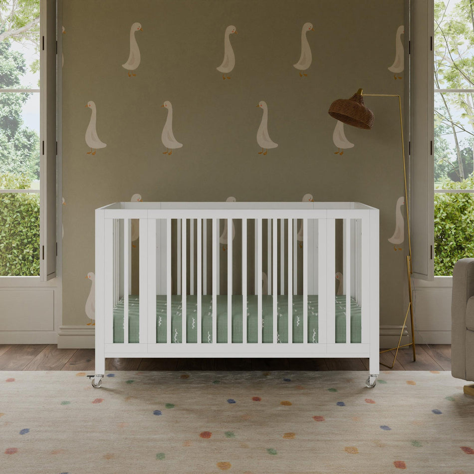 Rolli 9-in-1 Convertible All-Stages Crib with Bassinet & Toddler Bed Conversion Kits Cribs Babyletto