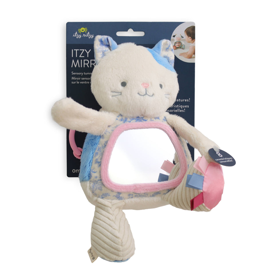 Itzy Bitzy Mirror™ Sensory Tummy Time Mirror - Kitty Activity Toys Itzy Ritzy