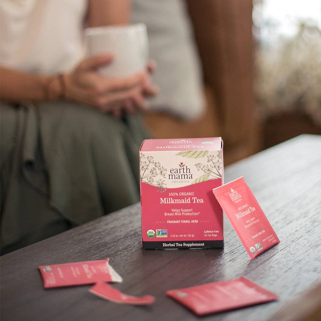 Organic Milkmaid® Tea Products for Mom Earth Mama Organics