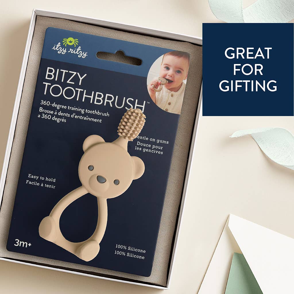 Bitzy Toothbrush™ - 360-degree Training Toothbrush Pacifiers & Teethers Itzy Ritzy