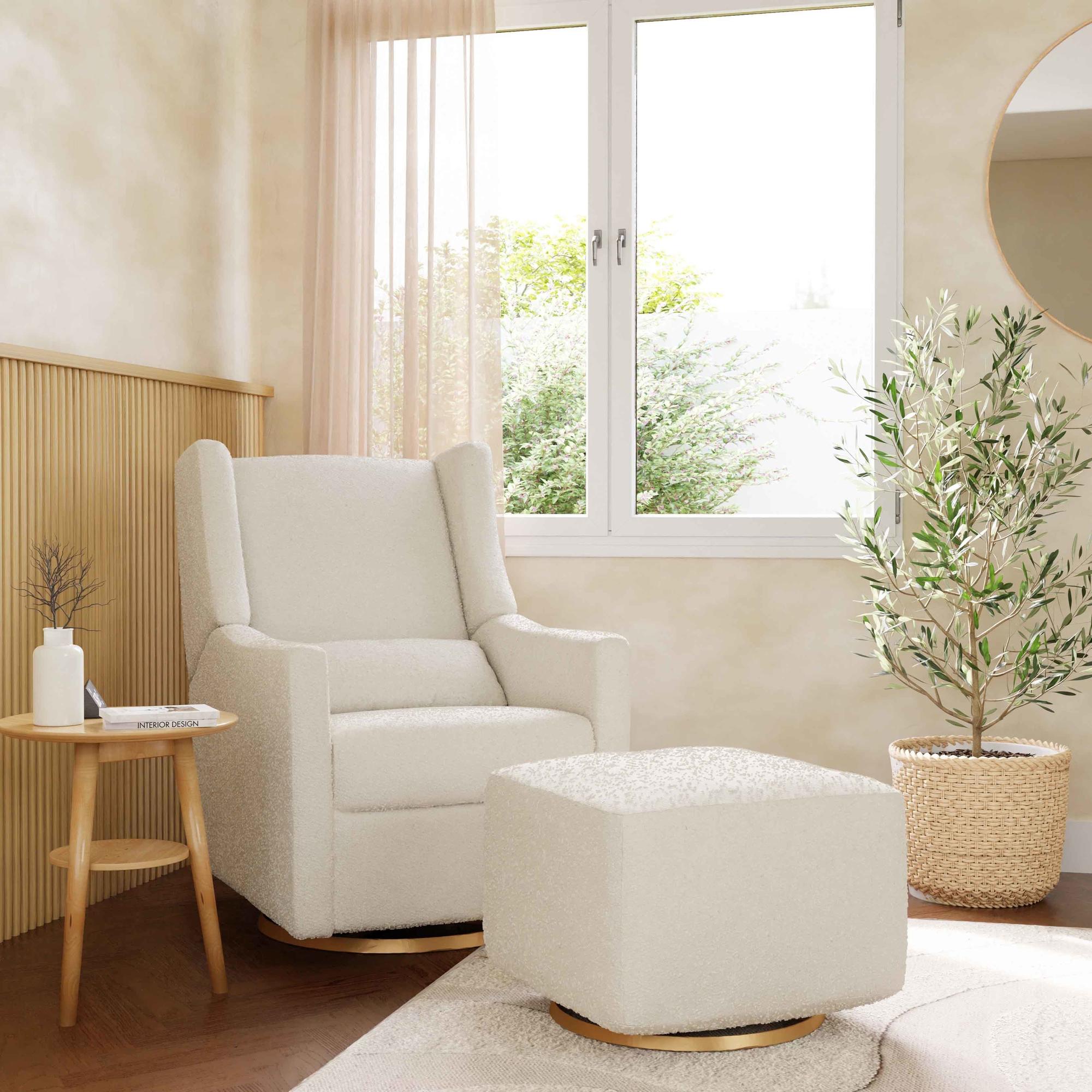 Kiwi Electronic Recliner and Swivel Glider with USB port Recliners Babyletto
