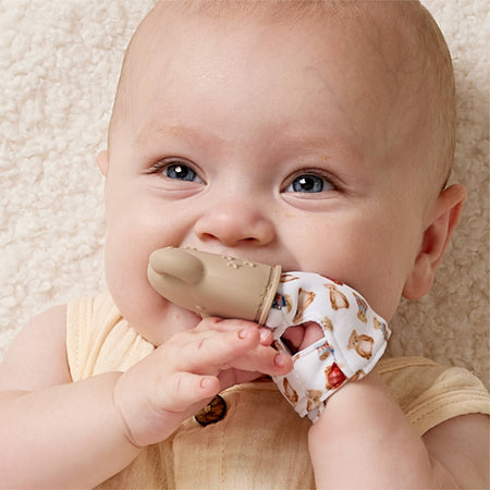 Vintage bear Itzy Mitt® Pacifiers & Teethers Itzy Ritzy