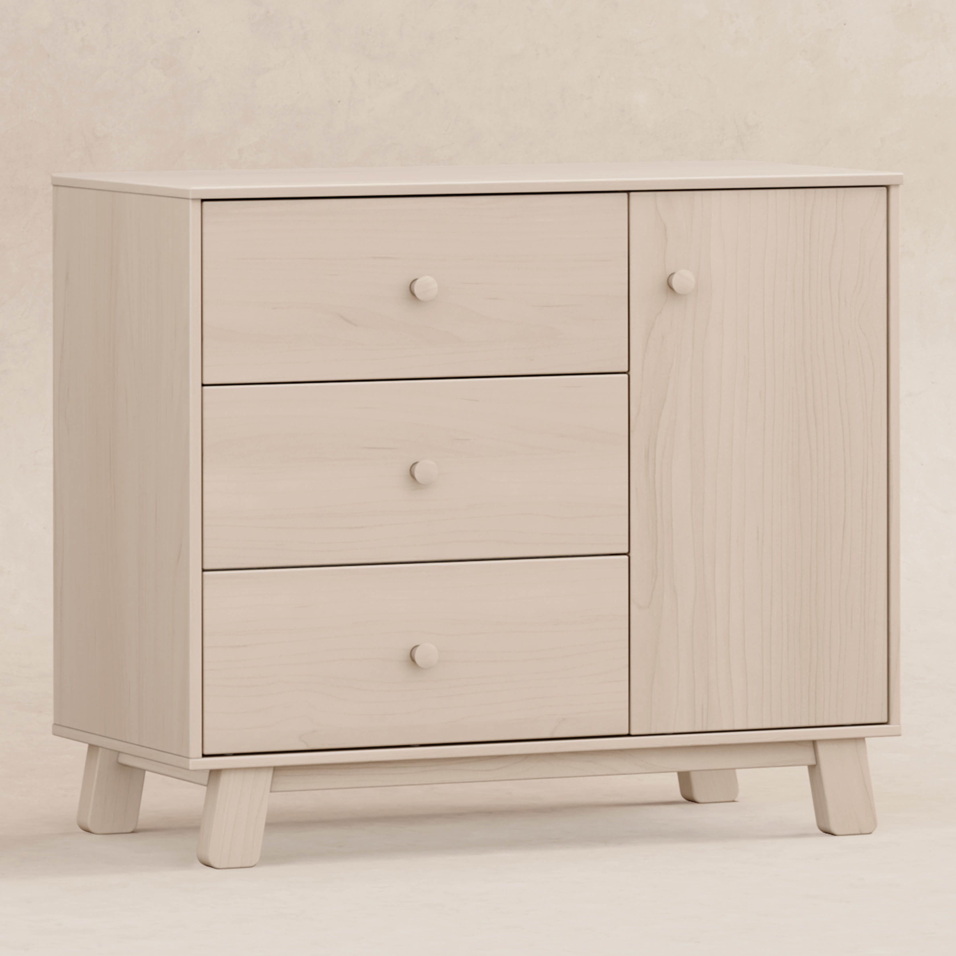 Hudson Modern 3-Drawer Dresser Dressers Babyletto