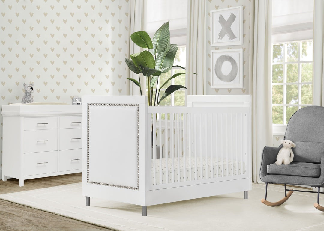 Delta Children Avery 3-in-1 Convertible Crib + Dresser Set