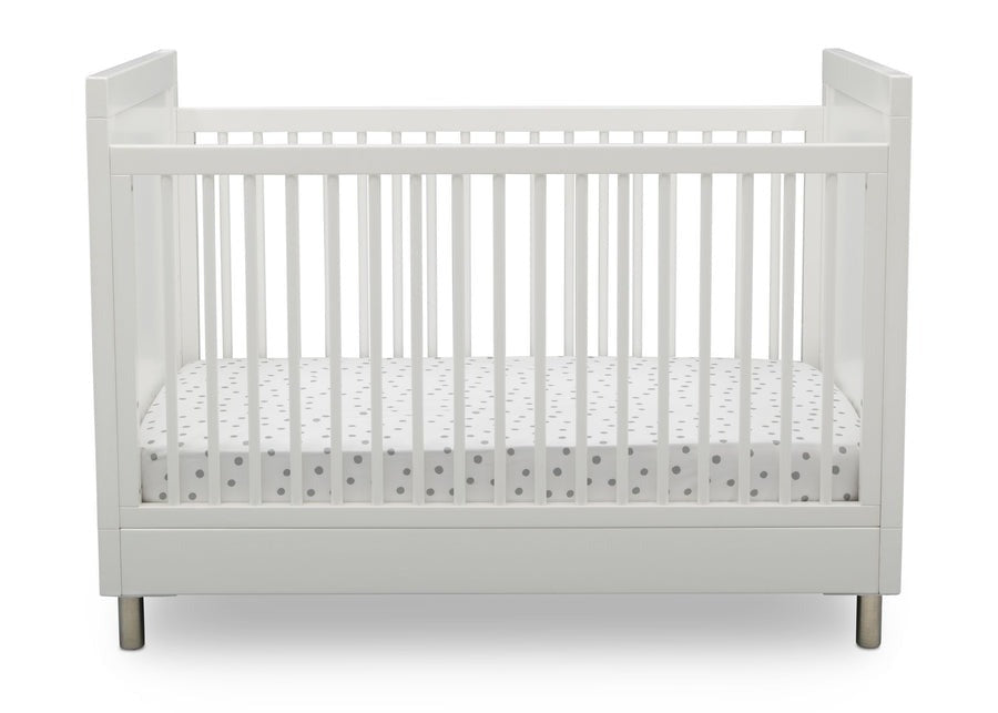 Delta Children Avery 3-in-1 Convertible Crib Bianca White