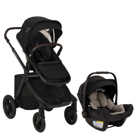 DEMI icon Stroller + PIPA Travel System Strollers - Travel Systems Nuna w/ PIPA AIRE Caviar