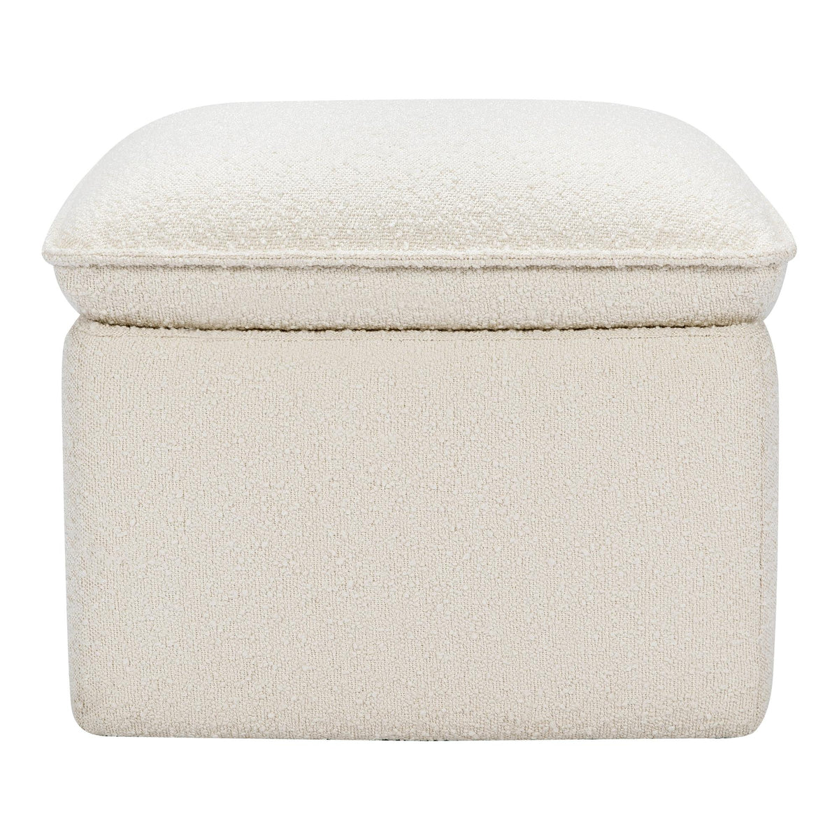 Cali Storage Ottoman in Boucle Ottomans Babyletto