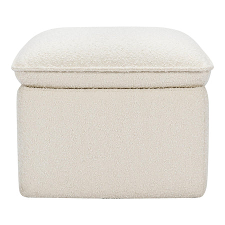 Cali Storage Ottoman in Boucle Ottomans Babyletto