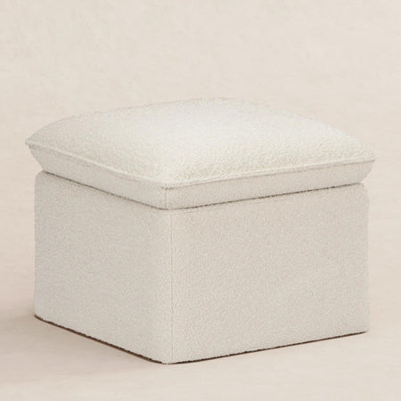 Cali Storage Ottoman in Boucle Ottomans Babyletto Ivory Boucle