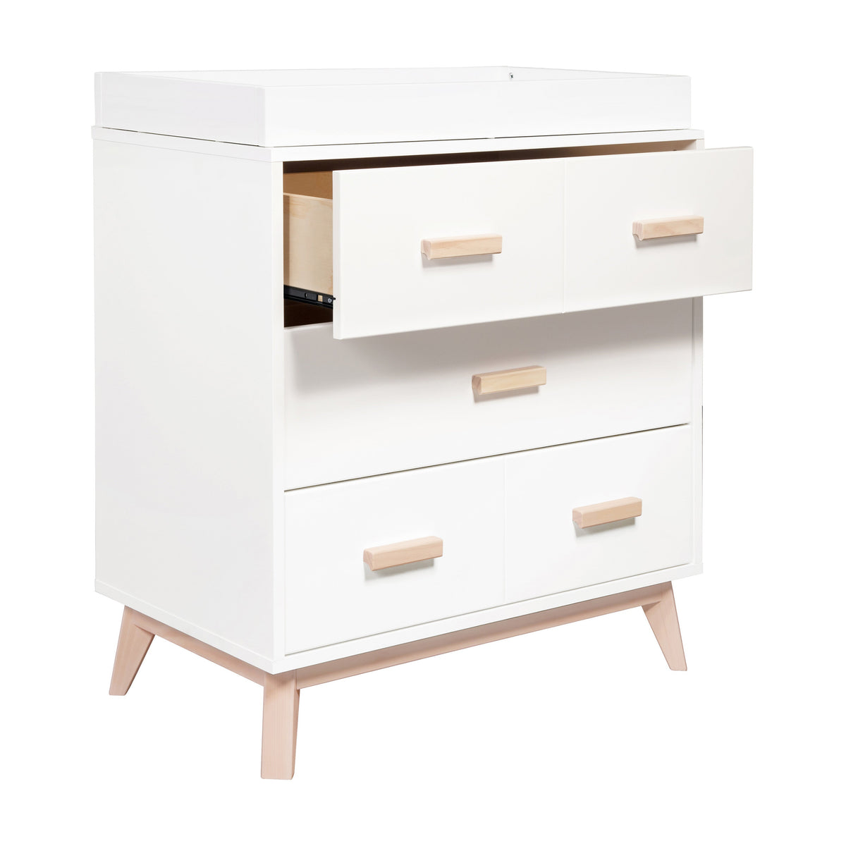 Scoot 3-Drawer Changer Dresser with Removable Changing Tray Dressers Babyletto