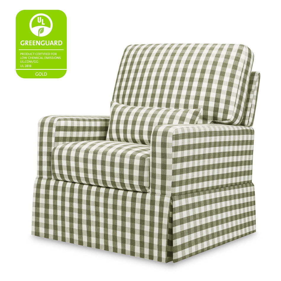 Crawford Pillowback Comfort Swivel Glider
