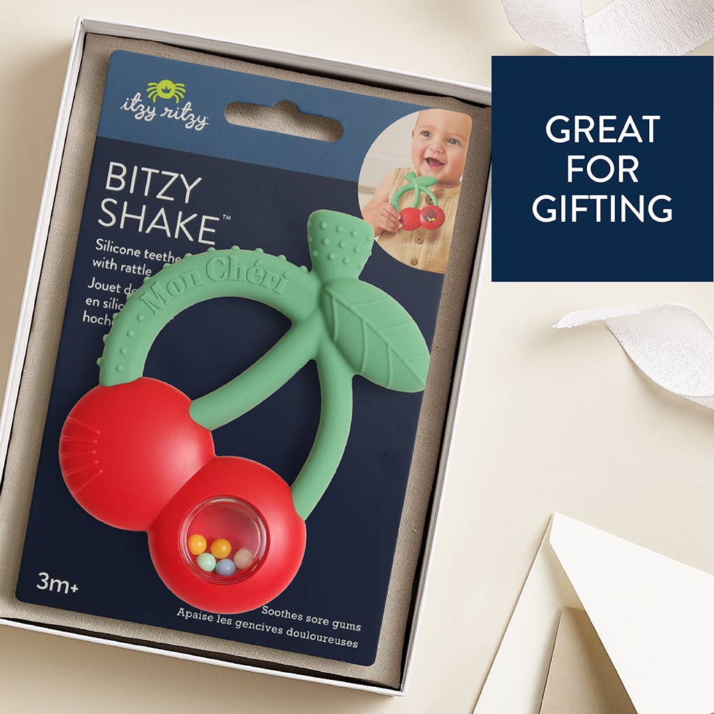 Bitzy Shake™ - Silicone Teether with Rattle Pacifiers & Teethers Itzy Ritzy
