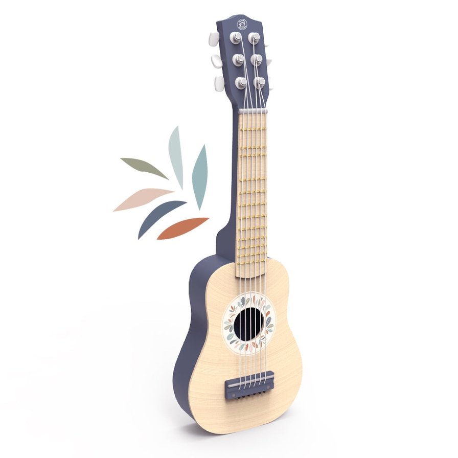 Blue Wooden Toy Guitar Musical Toys Speedy Monkey