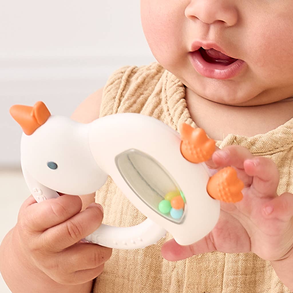 Bitzy Shake™ - Silicone Teether with Rattle Pacifiers & Teethers Itzy Ritzy