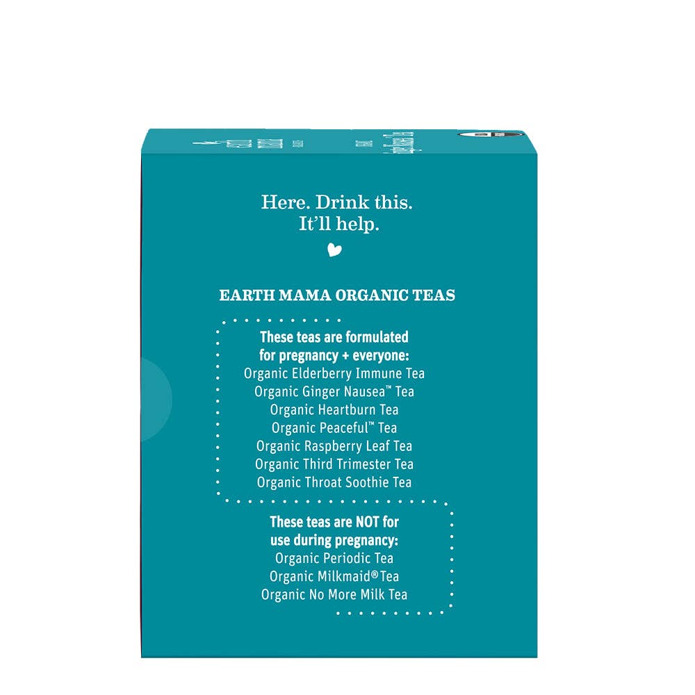 Organic Ginger Nausea Tea Products for Mom Earth Mama Organics