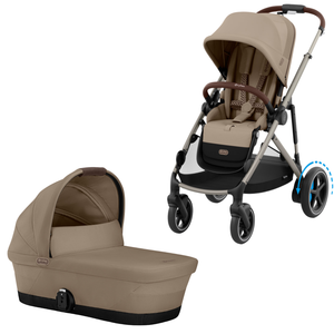 Almond Beige w/ Taupe Frame