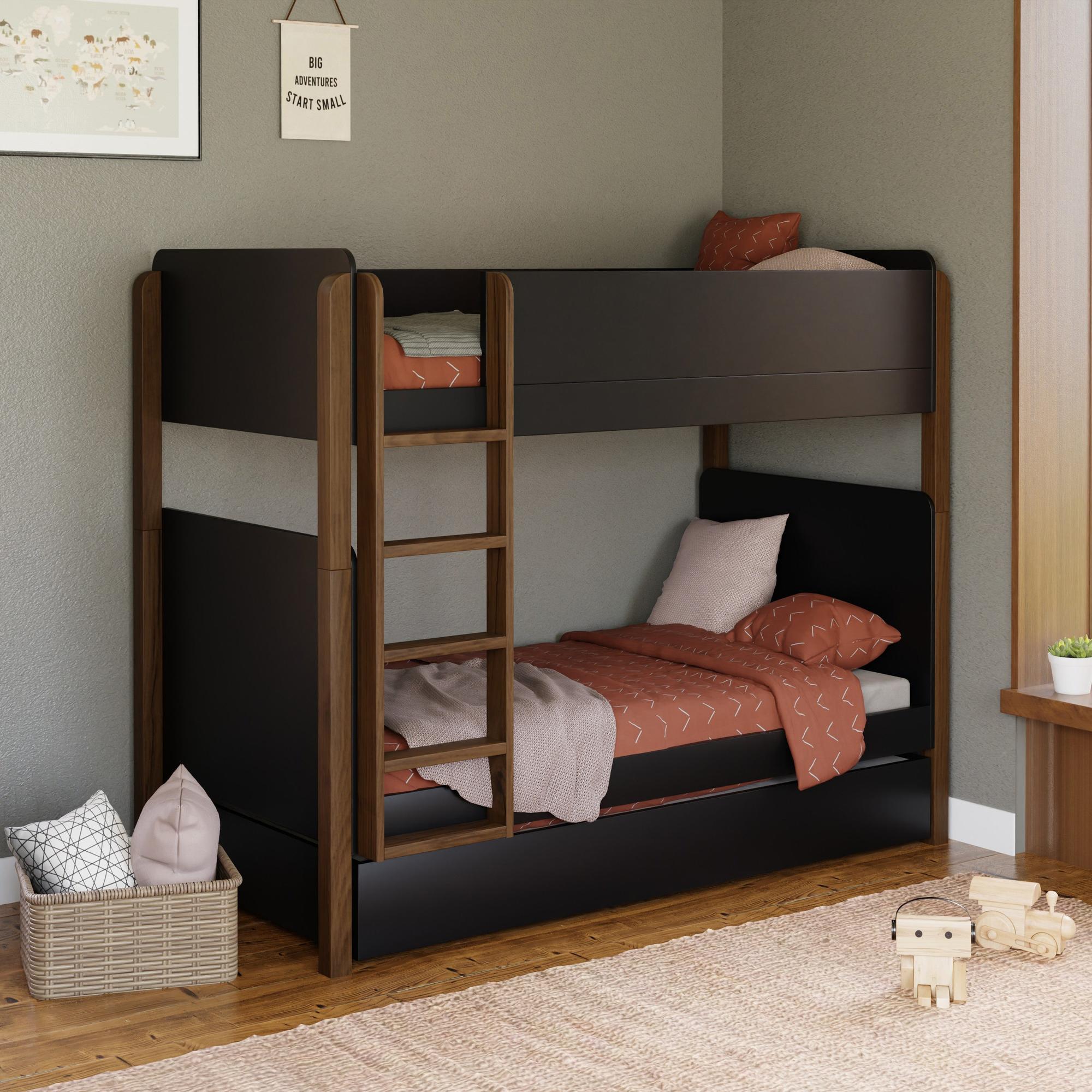 TipToe Twin Storage Trundle Bed Beds - Bunk Babyletto