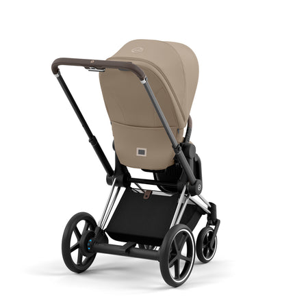 cybex priam chrome Cybex e-PRIAM 2 Stroller with Chrome Frame & Brown Accents