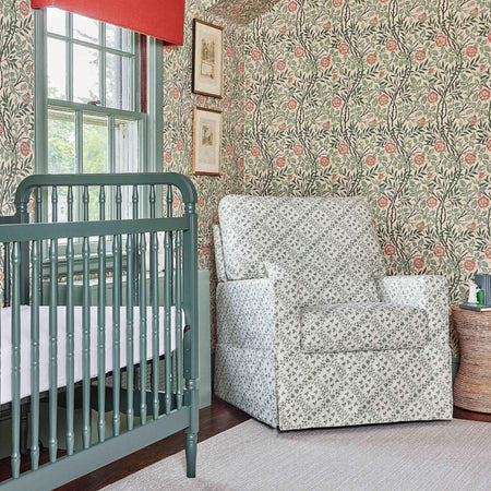 Sarah Flint x Namesake Crawford Swivel Glider in Eco-Performance Fabric | Water Repellent & Stain Resistant Gliders & Rockers Namesake