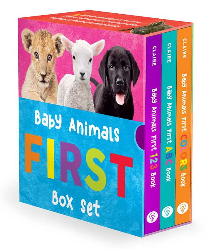 Baby Animals First Box Set: 123, ABC, Colors by Alexandra Claire Books Simon & Schuster