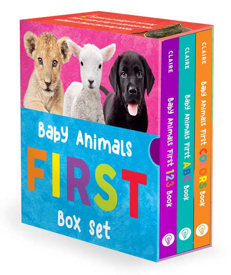 Baby Animals First Box Set: 123, ABC, Colors by Alexandra Claire Books Simon & Schuster