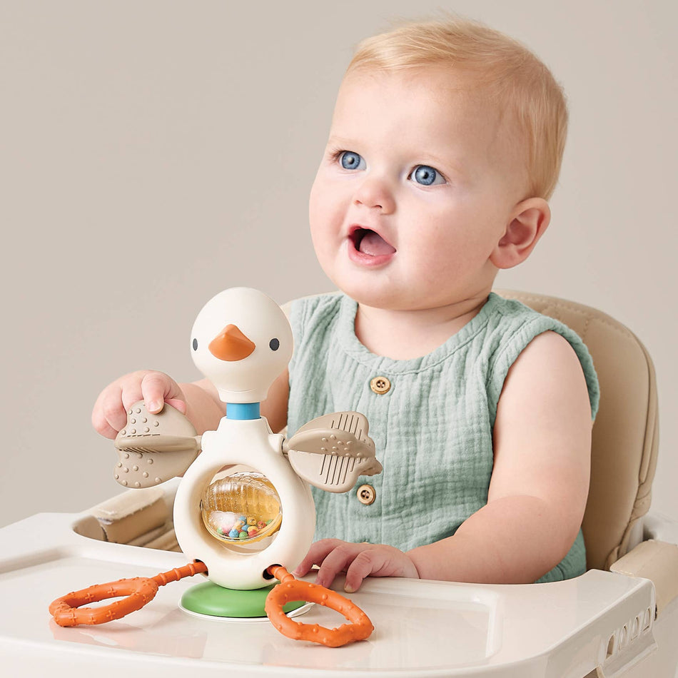 Itzy Twist & Bop™ - High Chair Sensory Toy Goose Activity Toys Itzy Ritzy
