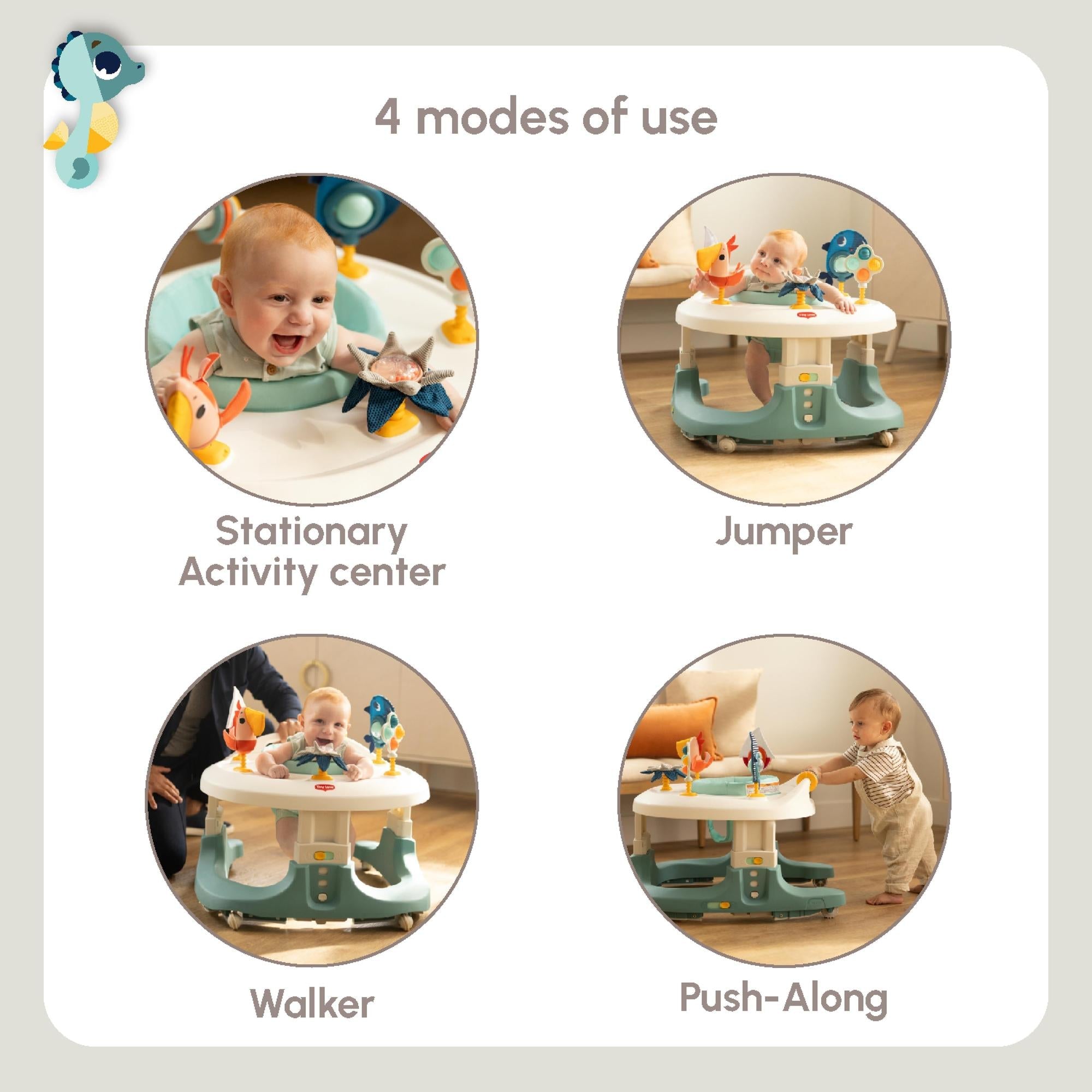 Tiny Mariners 4-in-1 Here I Grow Mobile Activity Center Activity Toys Tiny Love