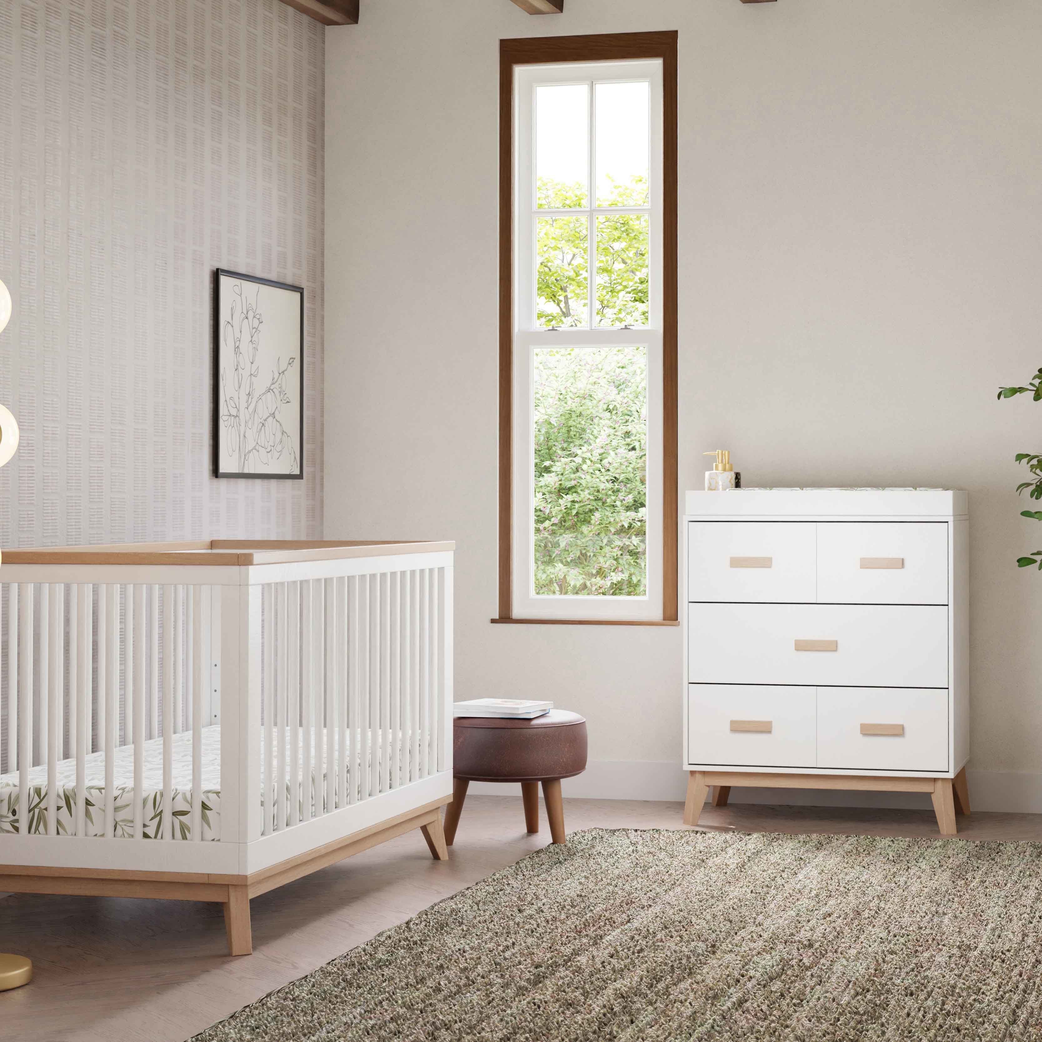 Scoot 3-Drawer Changer Dresser with Removable Changing Tray Dressers Babyletto
