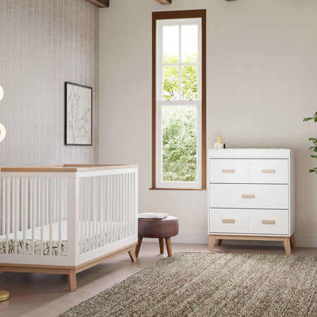 Scoot 3-Drawer Changer Dresser with Removable Changing Tray Dressers Babyletto
