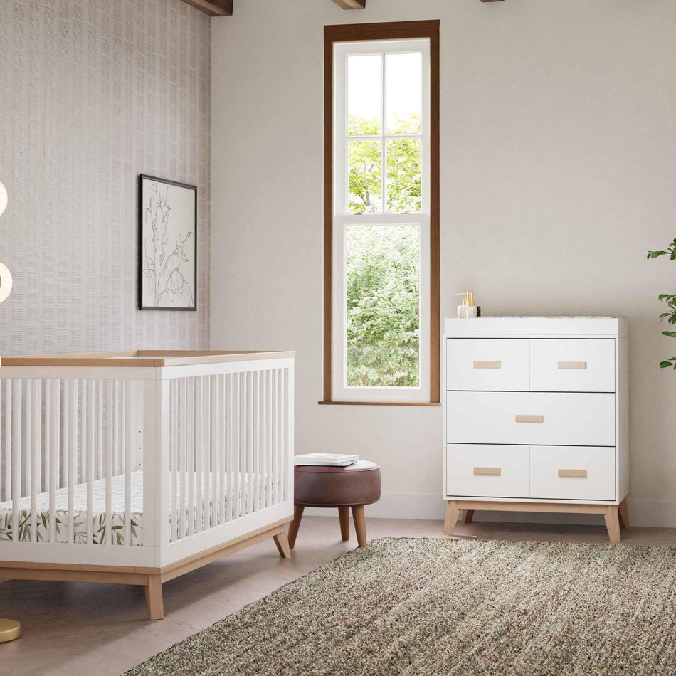 Scoot 3-Drawer Changer Dresser with Removable Changing Tray Dressers Babyletto
