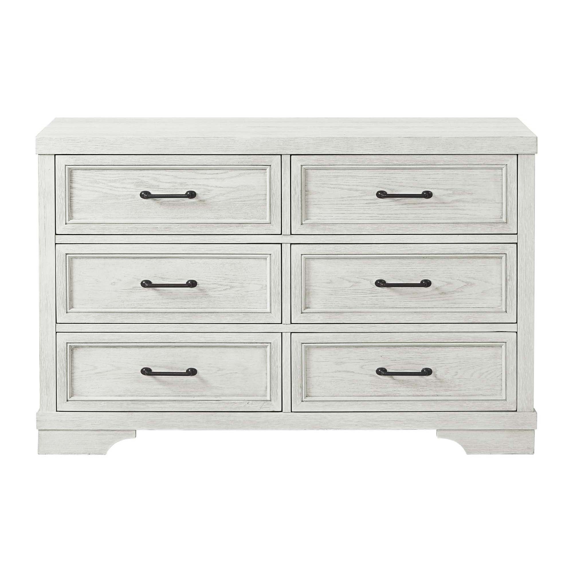 Westwood Design Foundry 6 Drawer Dresser in White Dove