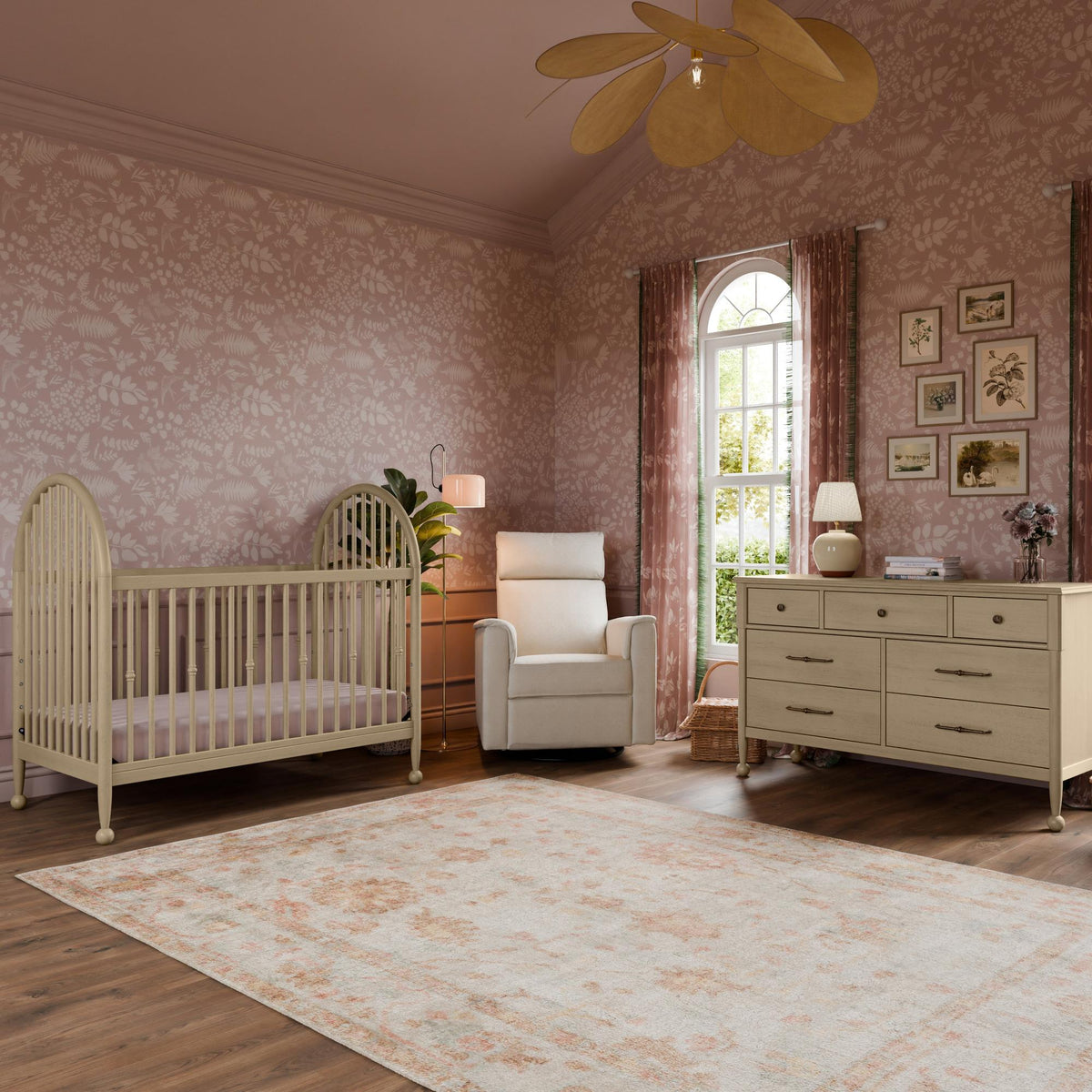 Alouette 3-in-1 Convertible Spindle Crib Cribs Namesake