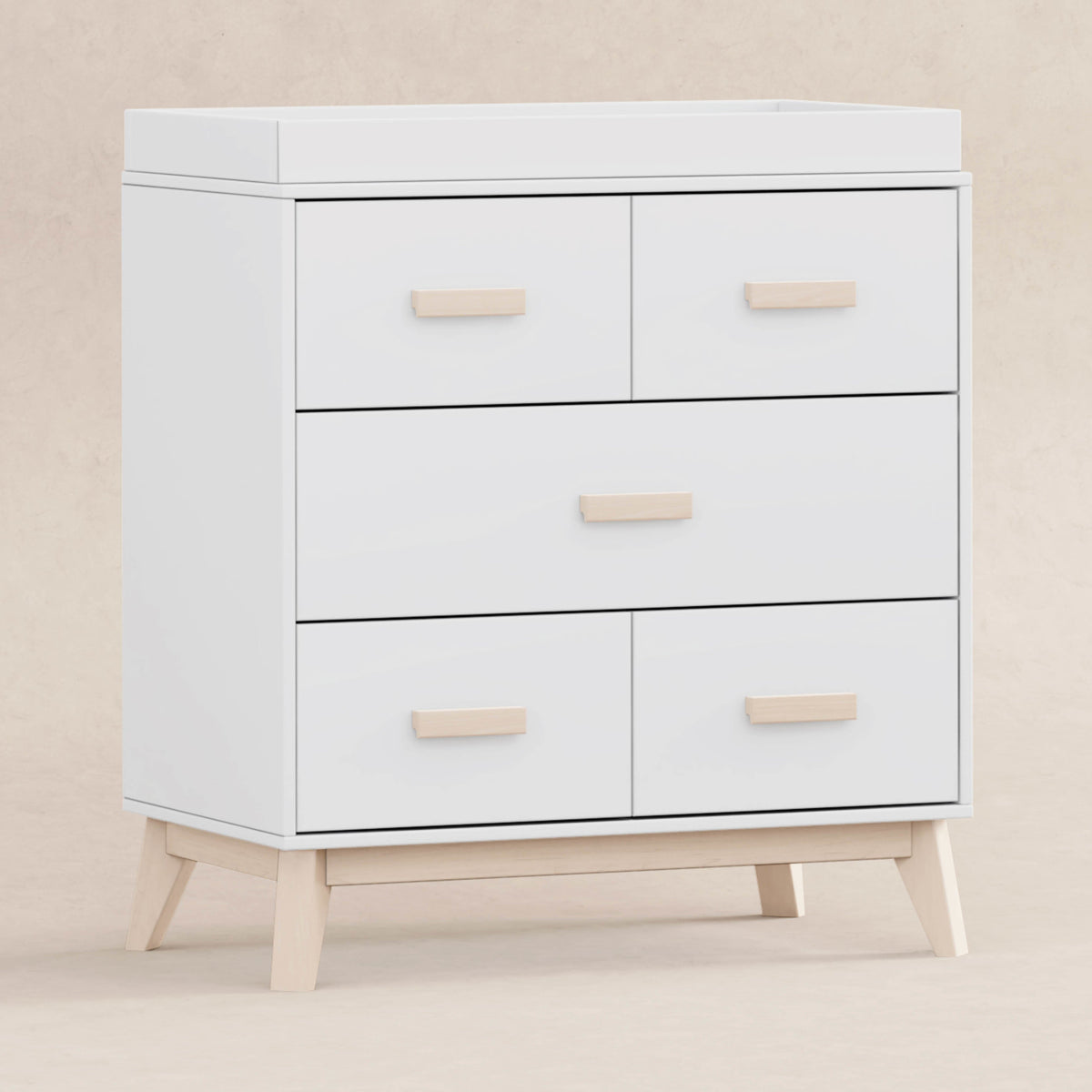 Scoot 3-Drawer Changer Dresser with Removable Changing Tray Dressers Babyletto