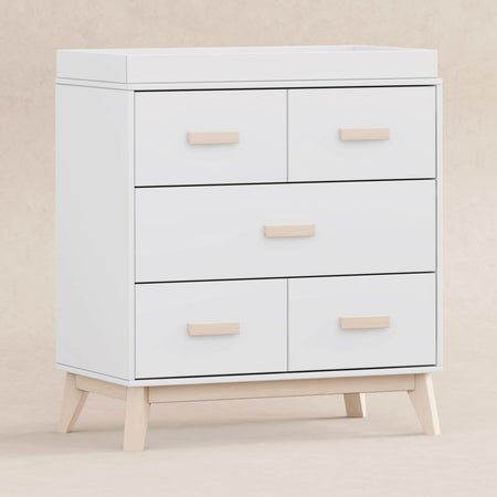 Scoot 3-Drawer Changer Dresser with Removable Changing Tray Dressers Babyletto