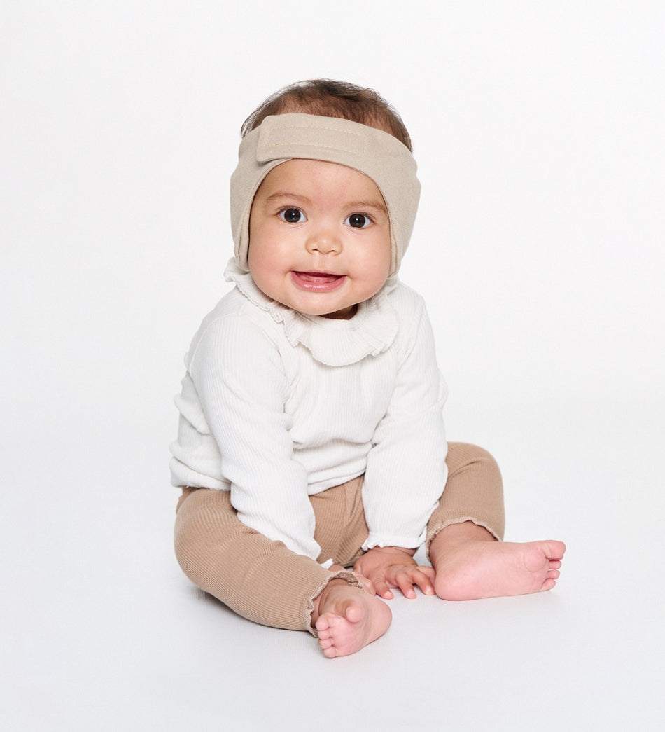 Sound Muffling Headband in Beige