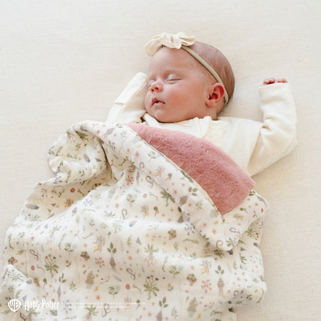 Saranoni Wizarding World™ Charm Muslin / Lush Mini Blanket Toddler Blankets & Quilts Saranoni Herbology