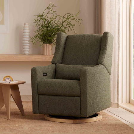 Kiwi Electronic Recliner and Swivel Glider with USB port Recliners Babyletto