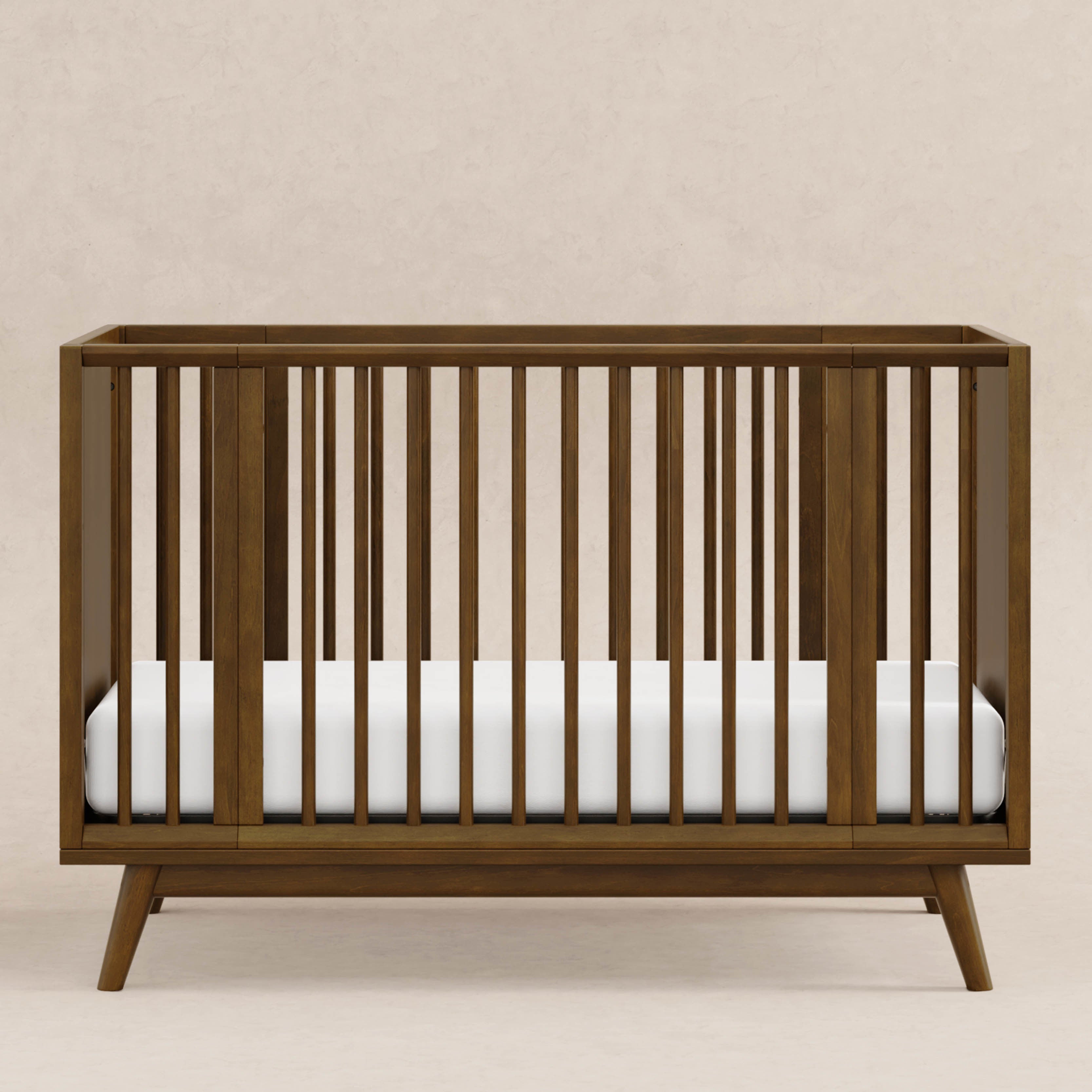 Palma 8-in-1 Convertible All-Stages Crib with Bassinet & Toddler Bed Kits Cribs Babyletto Natural Walnut