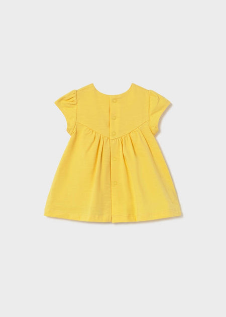 Newborn Girl Yellow Knit Dress Baby & Toddler Dresses Mayoral