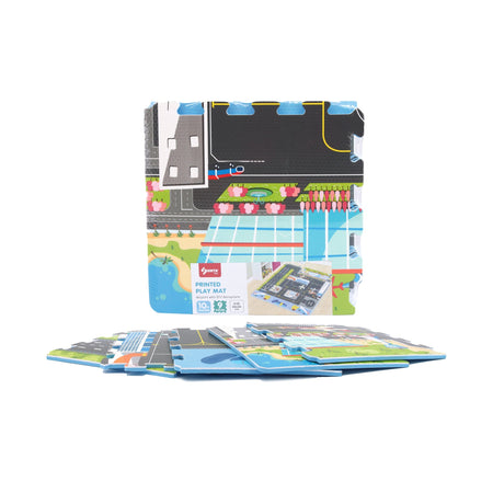 Sunta Airport Play Mat with DIY Airplane Play Mats & Gyms Tri Action Toys