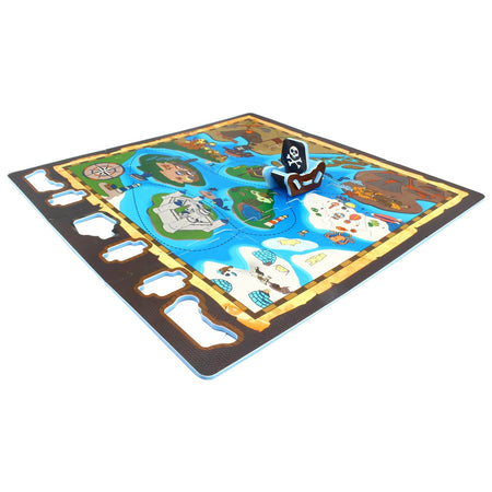 Sunta Treasure Map Play Mat with DIY Pirate Ship Play Mats & Gyms Tri Action Toys