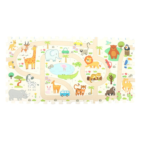 Sunta Safari Play Mat with DIY Tour Bus Play Mats & Gyms Tri Action Toys