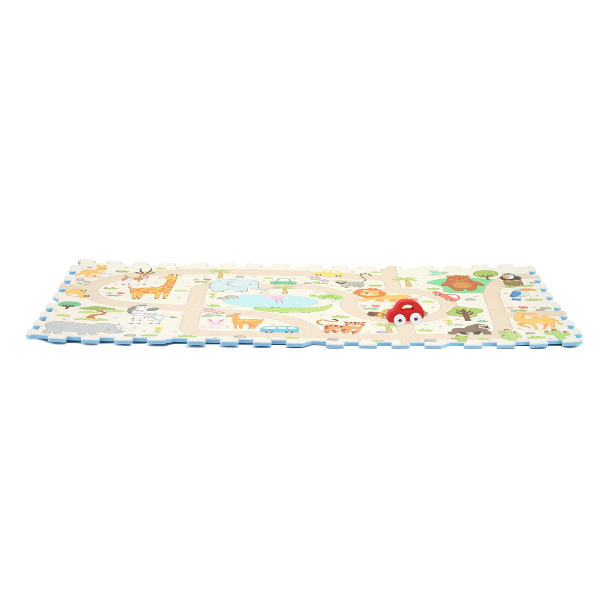 Sunta Safari Play Mat with DIY Tour Bus Play Mats & Gyms Tri Action Toys