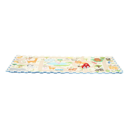 Sunta Safari Play Mat with DIY Tour Bus Play Mats & Gyms Tri Action Toys