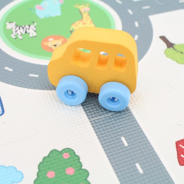 Sunta Play Mat DIY Around The Town and Car | 9 Piece Set Play Mats & Gyms Tri Action Toys