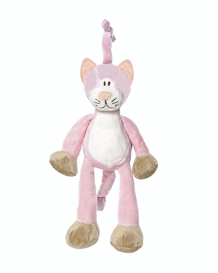 Teddykompaniet Musical Plush Animal Security Blankets Tri Action Toys Cat