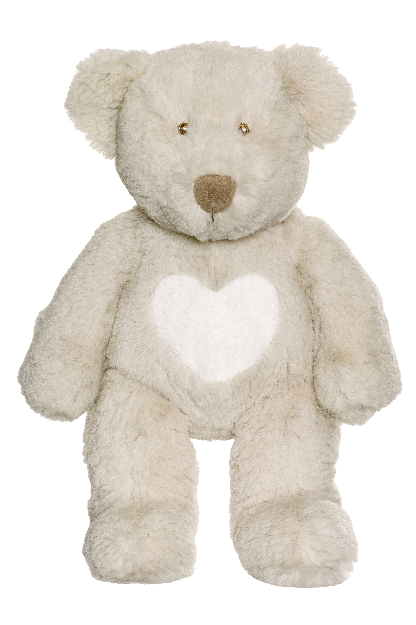 Teddykompaniet Medium Teddy Cream Bear Grey Stuffed Animals Tri Action Toys