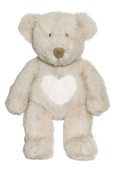 Teddykompaniet Medium Teddy Cream Bear Grey Stuffed Animals Tri Action Toys