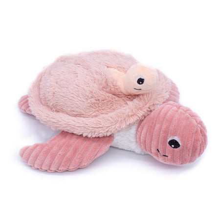 Les Deglingos Ptipotos Turtle Mama with Baby Toys - Infant Tri Action Toys Pink