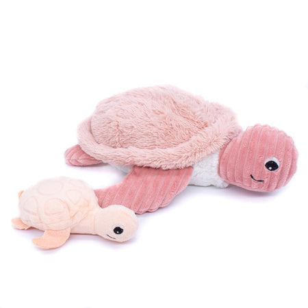 Les Deglingos Ptipotos Turtle Mama with Baby Toys - Infant Tri Action Toys
